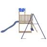 Outdoor Playset Solid Wood Pine - Fun for Kids | Hipomarket