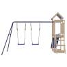 Outdoor Playset Solid Wood Pine - Fun for Kids | Hipomarket