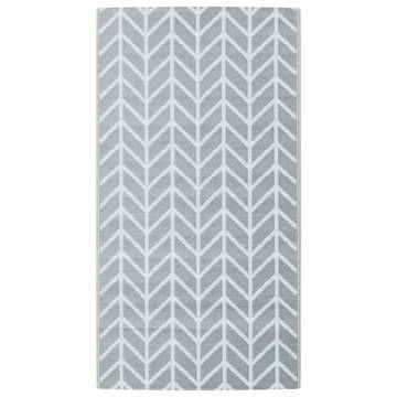 Outdoor Carpet Grey 80x150 cm PP - Stylish & Durable