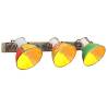 Industrial Wall Lamp Multicolour 65x25 cm E27 Colour multicolour Quantity in Package 1 Bulb Quantity 3 in a row Model 