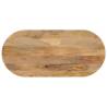 Table Top 110x50x2.5 cm Oval Solid Wood Mango Colour mango wood(natural) Size 110 x 50 cm Quantity in Package 1 Thickness 25 mm 