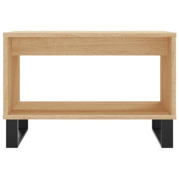 Elegant Coffee Table in Sonoma Oak | 60x50x40 cm