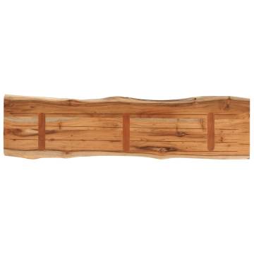 Solid Wood Acacia Live Edge Table Top - 160x40 cm | HipoMarket