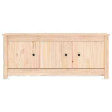 Shoe Cabinet 110x38x45.5 cm | Solid Pine Wood Storage