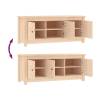 Shoe Cabinet 110x38x45.5 cm | Solid Pine Wood Storage