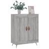 Sideboard Grey Sonoma - Durable Engineered Wood Storage Solution