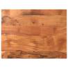 Table Top 80x70x2.5 cm Rectangular Solid Wood Acacia Colour acacia wood(natural) Size 80 x 70 cm Quantity in Package 1 Thickness 25 mm 