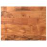 Table Top 70x60x3.8 cm Rectangular Solid Wood Acacia Colour acacia wood(natural) Size 70 x 60 cm Quantity in Package 1 Thickness 38 mm 