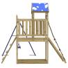 Outdoor Playset - Durable Impregnated Pine Wooden Play Structure