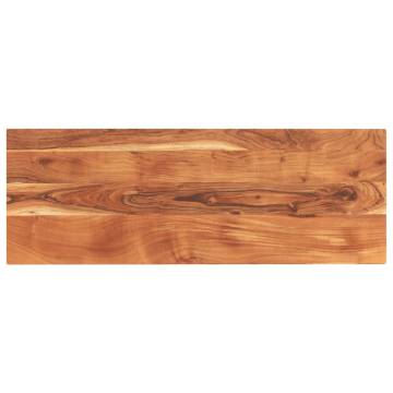 Rectangular Solid Wood Acacia Table Top - 140x60 cm