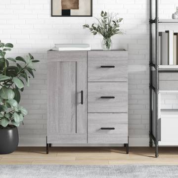 Sideboard Grey Sonoma - Stylish Storage Solution | Hipomarket