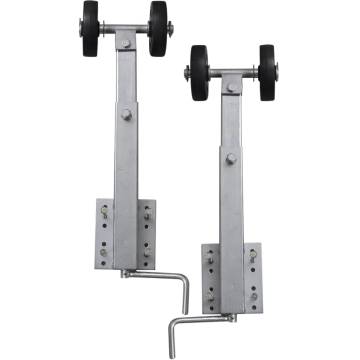 Boat Trailer Double Roller Bow Support Set - 59-84 cm