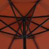 Outdoor Parasol with Aluminium Pole 500 cm - Terracotta Shade