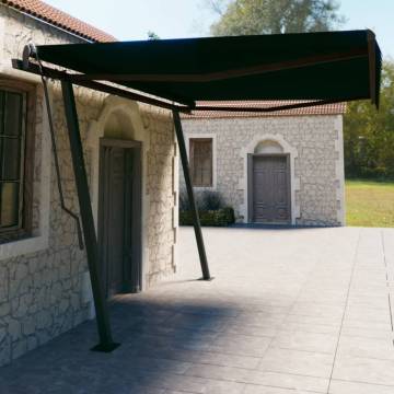 Manual Retractable Awning 4.5x3 m - Anthracite | Hipomarket