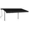 Manual Retractable Awning 4.5x3 m - Anthracite | Hipomarket