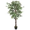 Elegant 180cm Artificial Ficus Tree with 1008 Leaves - Hipomarket