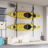 Double Kayak Storage Straps with Paddle Clips - 50 kg Capacity