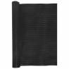 Black Balcony Screen 400x80 cm | Durable & Stylish Privacy