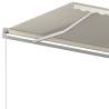 Manual Retractable Awning 600x350 cm Cream - Hipomarket