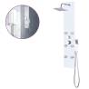 Stylish Shower Panel Unit - 25x44.6x130 cm White