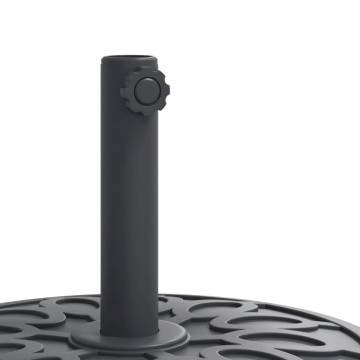 Parasol Base with Wheels - Ø38/48 mm Poles | 27 kg Round