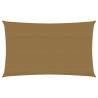 Sunshade Sail 160 g/m² Taupe 5x8 m HDPE Colour taupe Size 5 x 8 m Quantity in Package 1 