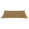 Sunshade Sail 160 g/m² Taupe 5x8 m - Outdoor Shelter