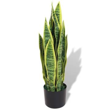 Artificial Sansevieria Plant with Pot - 65 cm Green