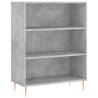 Stylish Highboard Concrete Grey 69.5x34x180 cm - hipomarket