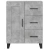 Stylish Concrete Grey Sideboard - 69.5x34x90 cm | HipoMarket