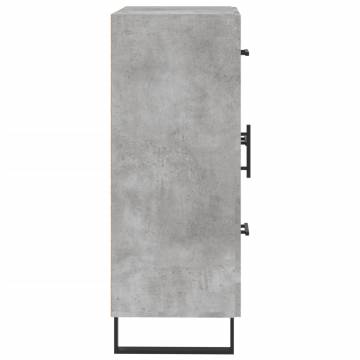 Stylish Concrete Grey Sideboard - 69.5x34x90 cm | HipoMarket