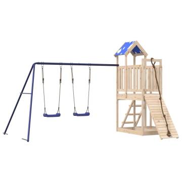 Outdoor Playset Solid Wood Pine - Fun for Kids | HipoMarket