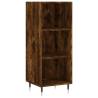 Highboard Smoked Oak 34.5x34x180 cm | Stylish Storage Solution