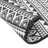 Outdoor Carpet Black Ø160 cm PP - Stylish & Durable