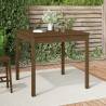 Garden Table Honey Brown 82.5x82.5x76 cm Solid Wood Pine Colour honey brown pine Size 82.5 x 82.5 x 76 cm Quantity in Package 1 