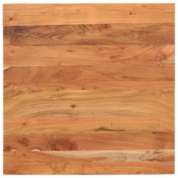 Square Solid Wood Acacia Table Top - 80x80 cm | Hipo Market