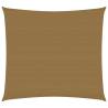 Sunshade Sail 160 g/m² Taupe 5x5 m HDPE Colour taupe Size 5 x 5 m Quantity in Package 1 