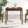 Garden Table Honey Brown - Solid Pine 82.5x82.5 cm