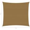 Taupe Sunshade Sail 5x5 m - Durable HDPE | HipoMarket UK