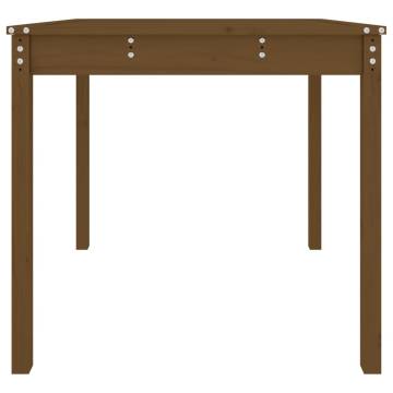 Garden Table Honey Brown - Solid Pine 82.5x82.5 cm