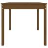 Garden Table Honey Brown - Solid Pine 82.5x82.5 cm