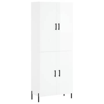 Highboard High Gloss White - Stylish Storage Solution