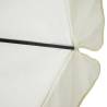 Parasol White Aluminium 500 cm - UV Protection & Stability