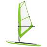 Inflatable Stand Up Paddleboard with Sail Set - Green & White