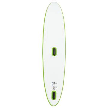 Inflatable Stand Up Paddleboard with Sail Set - Green & White