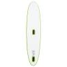 Inflatable Stand Up Paddleboard with Sail Set - Green & White