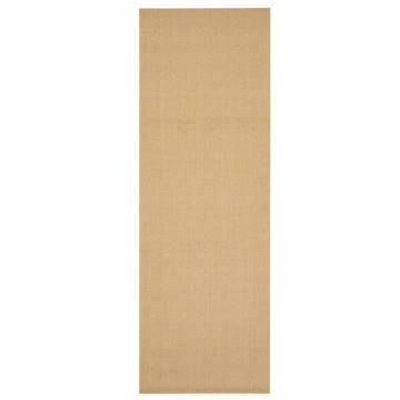 Natural Sisal Rug 66x200 cm - Durable & Eco-Friendly