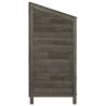 Garden Shed Anthracite 102x52x112 cm - Solid Fir Wood Storage