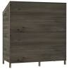 Garden Shed Anthracite 102x52x112 cm - Solid Fir Wood Storage