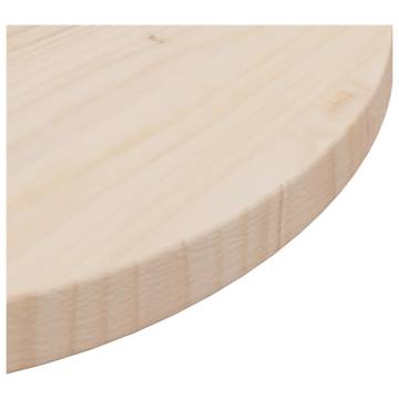 Solid Wood Pine Table Top Ø50x2.5 cm - Durable & Stylish